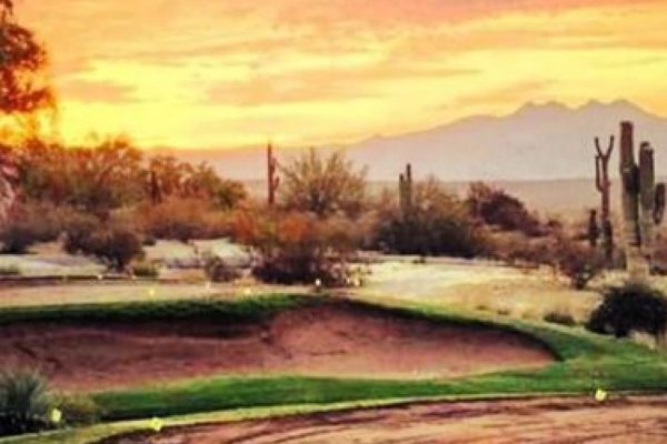 Incredible Sky During Cholla Course #4 Renovation Project