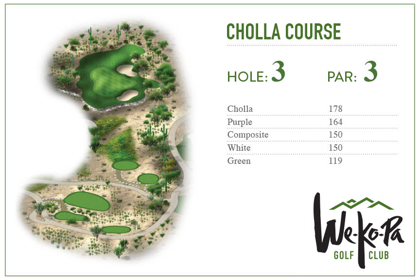 how to play We-Ko-Pa Golf Club Cholla Hole 3