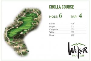 how to play We-Ko-Pa Golf Club Cholla Hole 6