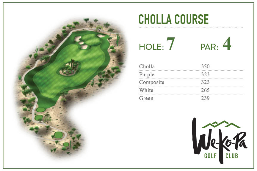 how to play We-Ko-Pa Golf Club Cholla Hole 7