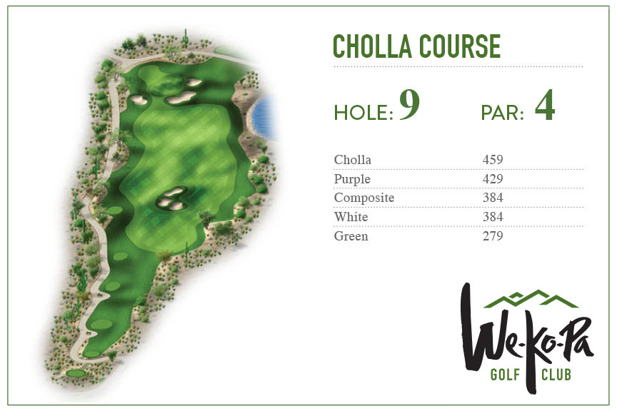 how to play We-Ko-Pa Golf Club Cholla Hole 9