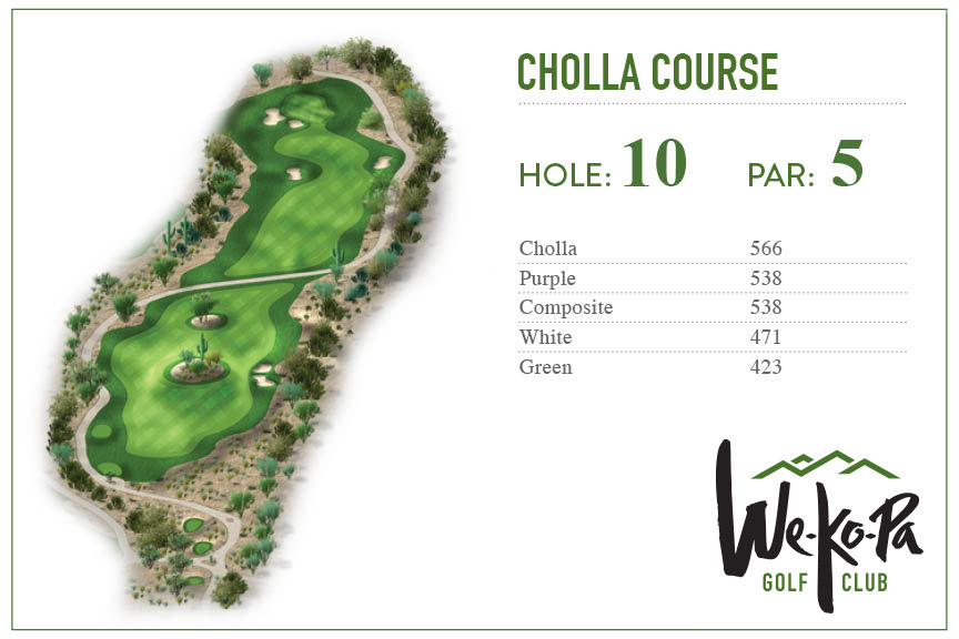 how to play We-Ko-Pa Golf Club Cholla Hole 10