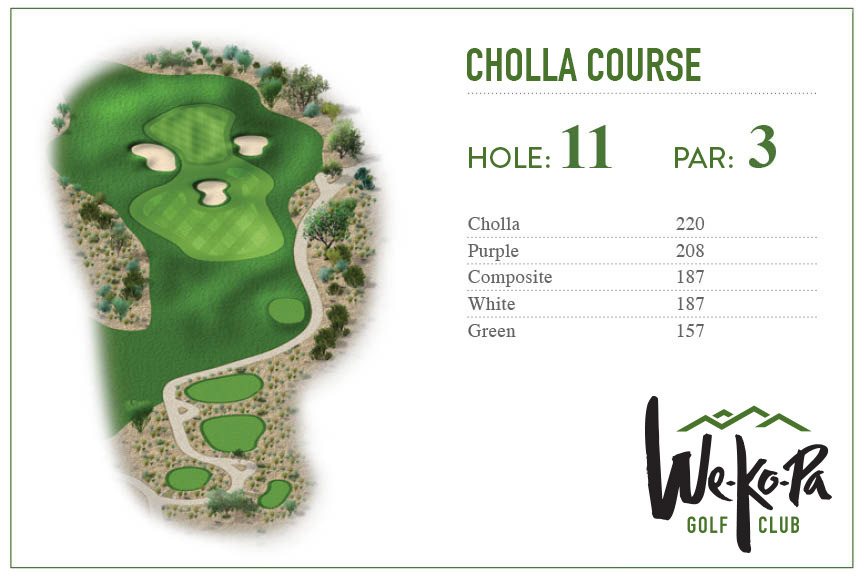 how to play We-Ko-Pa Golf Club Cholla Hole 11