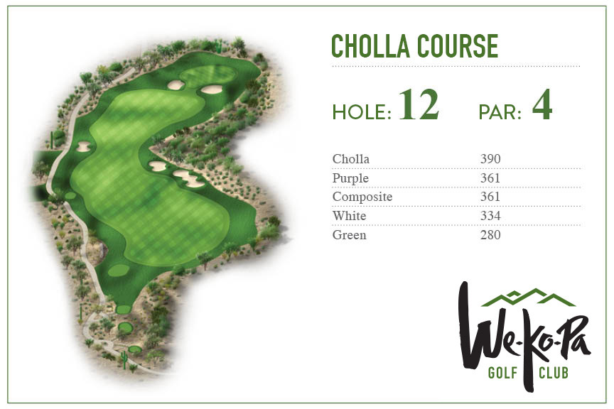 how to play We-Ko-Pa Golf Club Cholla Hole 12