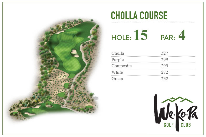 how to play We-Ko-Pa Golf Club Cholla Hole 15