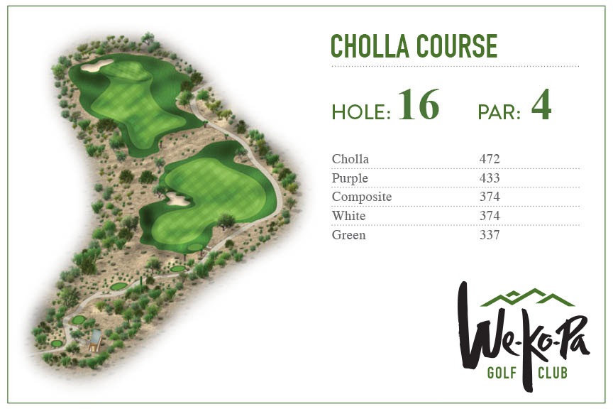how to play We-Ko-Pa Golf Club Cholla Hole 16