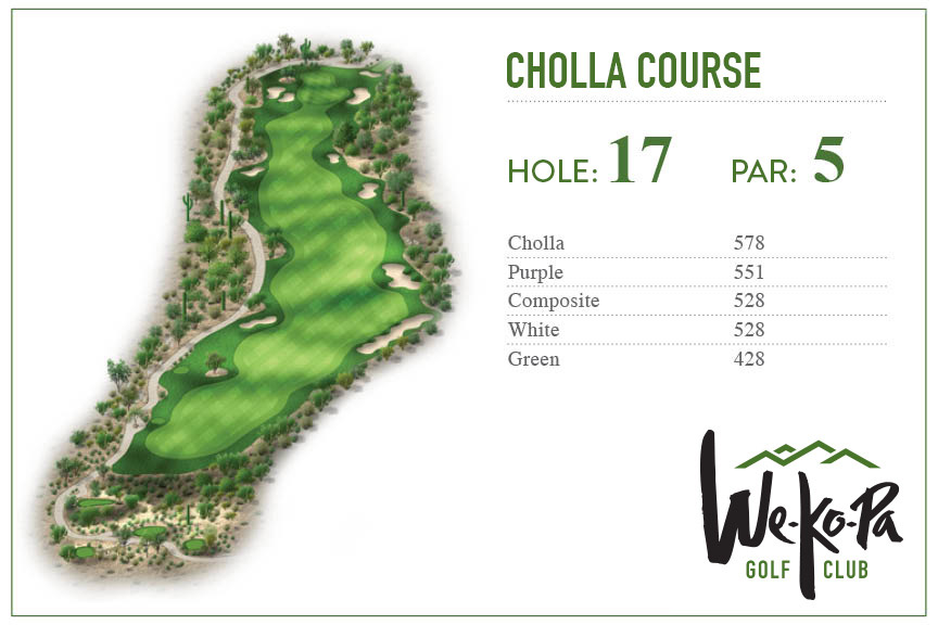 how to play We-Ko-Pa Golf Club Cholla Hole 17