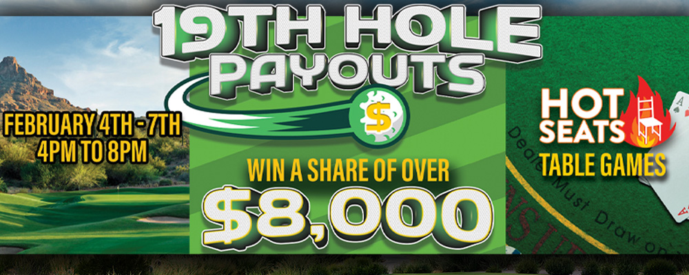 THE 19TH HOLE REIMAGINED AT WE-KO-PA